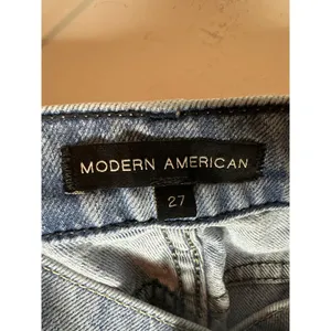 Modern American NEW Willow Full‎ Straight Jeans Size 27 Denim Smokey Blue thumbnail 7