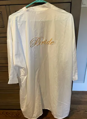 Bridal Robe White Size XL thumbnail 2