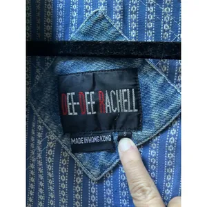 Vintage 80s Denim Chore Jacket S Barn Country Farm Rustic Boho Utility Festival thumbnail 3