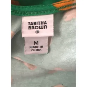 Tabitha Brown for Target Green Leopard Print Scoop‎ Neck Midi Dress Pockets Sz M thumbnail 9
