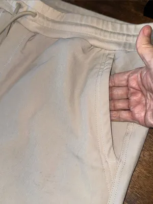 OLD NAVY StretchTech Quick Dry Cream Joggers XL Athleisure Loungewear Casual thumbnail 4