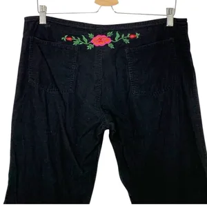 Vintage The Nepali bazaar Y2K Embroidered Corduroy Pants Size Large thumbnail 5