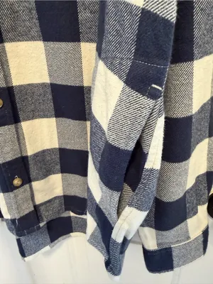 L.L. Bean 100% Cotton Soft Brushed Flannel Size Plaid Size Large thumbnail 5