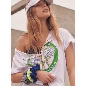 Free People FP Movement Inhale Henley Tennis Pickleball Graphic Tee Shirt XS‎ thumbnail 3