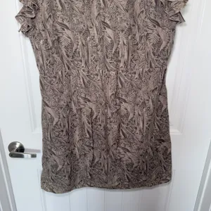 Banana Republic Heritage 14 Botanical Print Ruffle Dress Fairy Grunge Whimsigoth thumbnail 7