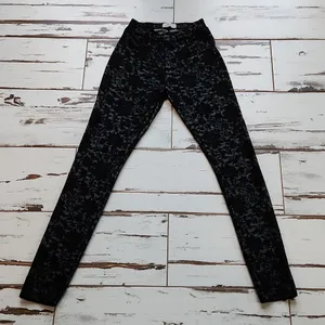 Hollister -177 floral lace leggings Small‎ thumbnail 1