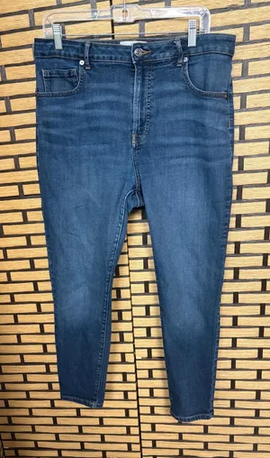 Everlane The Curvy High Rise Skinny Crop Jeans‎ Size 33 thumbnail 1