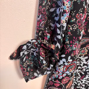Speechless Women’s Dress Shift Floral Lined Black Pink Blue‎ Size Medium thumbnail 3