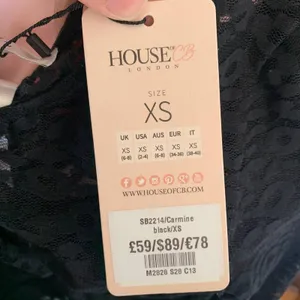 NWT House of CB Carmine‎ Cheetah Print Sheer Bodysuit in Black thumbnail 7