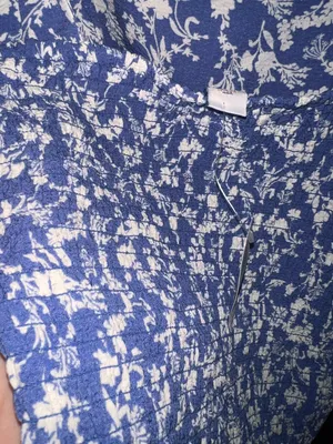 Old Navy NWT  BLUE FLORAL TOP thumbnail 5