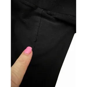 Eileen Fisher Straight Wide Leg Jersey Pants Women's Large‎ Black Stretch #YZ3-4 thumbnail 8