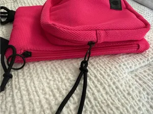Free People Movement Traveling Pocket Crossbody Bag Hot Pink Athleisure Hiking thumbnail 4