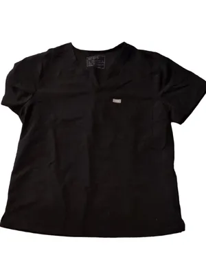 Figs Black Catarina Scrub Top Size XL thumbnail 2