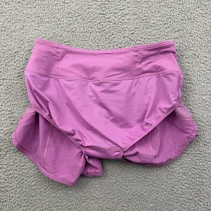 Lululemon Speed Up Shorts Mid Rise 4" Magenta Glow Purple Athletic Women's 4 thumbnail 5