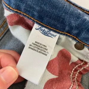 EUC Lucky Brand women’s blue medium wash Sofia‎ capri denim jeans summer stretch thumbnail 7
