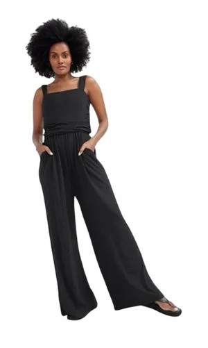 Hatch on the go square neck nursing jumpsuit‎ -med thumbnail 1