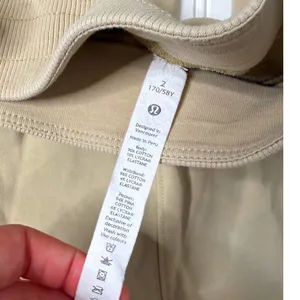Lululemon LA Wide Leg Side Split HR Pant Trench Tan Beige Size 2 LW5DNSS thumbnail 4