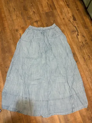 Aerie skirt denim thumbnail 3
