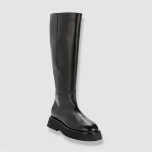 $810 Wandler Women's Black Rosa Leather Knee High Boot Shoes Size 37 Fall thumbnail 2
