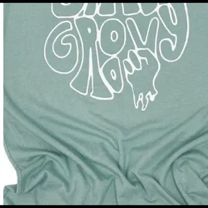 Bella Canvas Stay Groovy Graphic Tee. pretty tee thumbnail 3