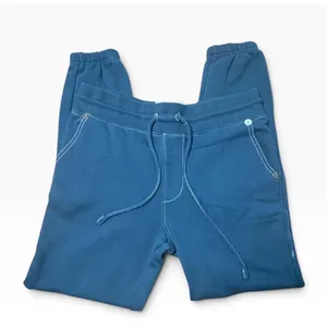 True Religion Womens Teal Green Blue Horseshoe Stitch Jogger Sweatpants Small thumbnail 2