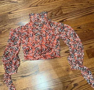 Free People Floral Blouse thumbnail 1