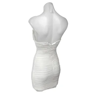 Superdown White Strapless Sleeveless Corset Bustier Bodycon Mini Dress Size XS thumbnail 3