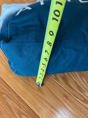 Athleta Ombre Teal Canvas Tote thumbnail 7
