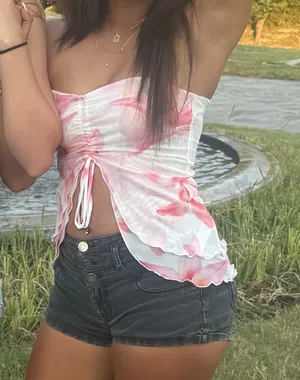 Summer tube top Pink Size XS thumbnail 1
