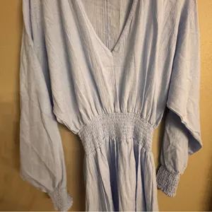 BALI LANE Carla‎ Long Sleeve Linen Dress thumbnail 4