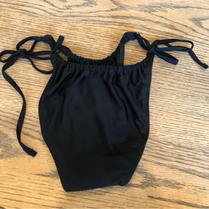 Xhilaration Retro Style Black High Leg Tie Bikini Size L thumbnail 8