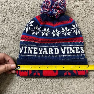 Vineyard Vines Tailgate Pom Pom‎ Knit Beanie unisex one size thumbnail 8