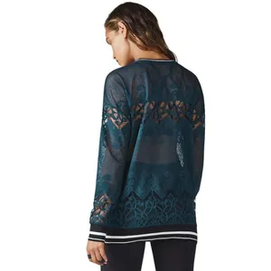 Fabletics Shirt Women Large Green‎ Spruce Sophie Lace Tunic Athleisure Yoga thumbnail 2