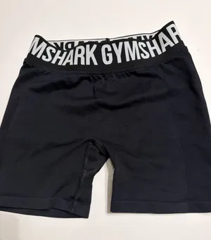 Gymshark Fit Seamless Black Shorts Women's S Logo Non Slip Waist Stretch Lift thumbnail 1