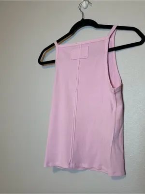 Free people small NWOT We The Free Mia Tank in Pink A Boo $38 thumbnail 6