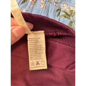 Long sleeve top size small Red thumbnail 4