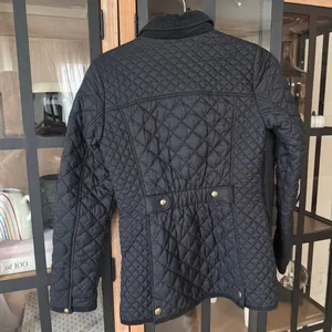 joules barn jacket Newdale Quilted Hunter Coat puffer corduroy collar zipper thumbnail 3