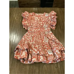 Ulla Johnson Kiri floral print ruffle mini Dress size 4 thumbnail 7