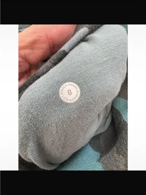 lululemon athletica Teal & Black Camo Full-Zip Hooded Jacket thumbnail 8