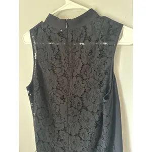 French Connection Medium Tank Top Blouse Womens Lace Black Sleeveless Sheer thumbnail 10