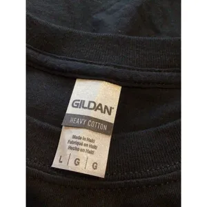 Gildan Halloween Cropped T-shirt Custom DIY Little Boo Black Tee Size L thumbnail 5