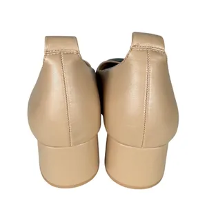 Torrid Beige Black Two Tone Cap Toe‎ Block Heel Slip On Pumps Chic 41355149 thumbnail 3