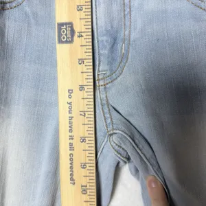 American Eagle Jegging Crop Light Wash Distressed Women's size 4 Regular thumbnail 15