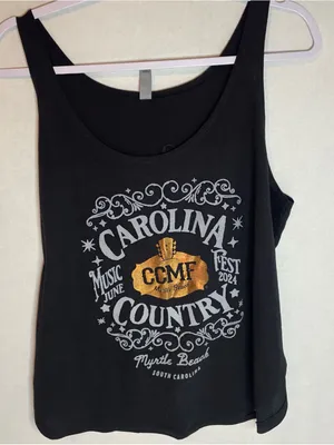 CCMF Myrtle Beach SC Tank Top Womens XXL 2024 Carrie Underwood Morgan Wallen thumbnail 1