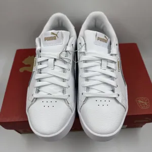 PUMA Court Sneaker, White, Women's Casual Low Top Leather Shoes Size 6.5 New thumbnail 3