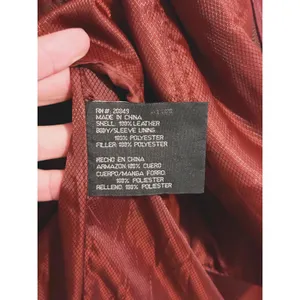 Vintage Y2K Phase Two Leather Jacket Coat 2X Red Trench Grunge Retro 90s Biker thumbnail 5