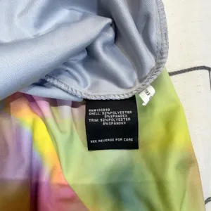 New Balance Womens Small Tie Dye Half Zip Hooded Windbreaker Jacket Multi‎ Color thumbnail 7