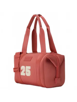 Dagne Dover Landon Neoprene Carryall Bag NEW Limited Edition - Rhubarb Red Small thumbnail 3