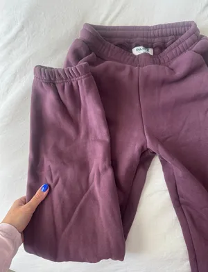 PARKE Eggplant Sweatpants thumbnail 1