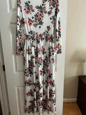 Long Sleeve Maxi Dress Multi Size M thumbnail 2
